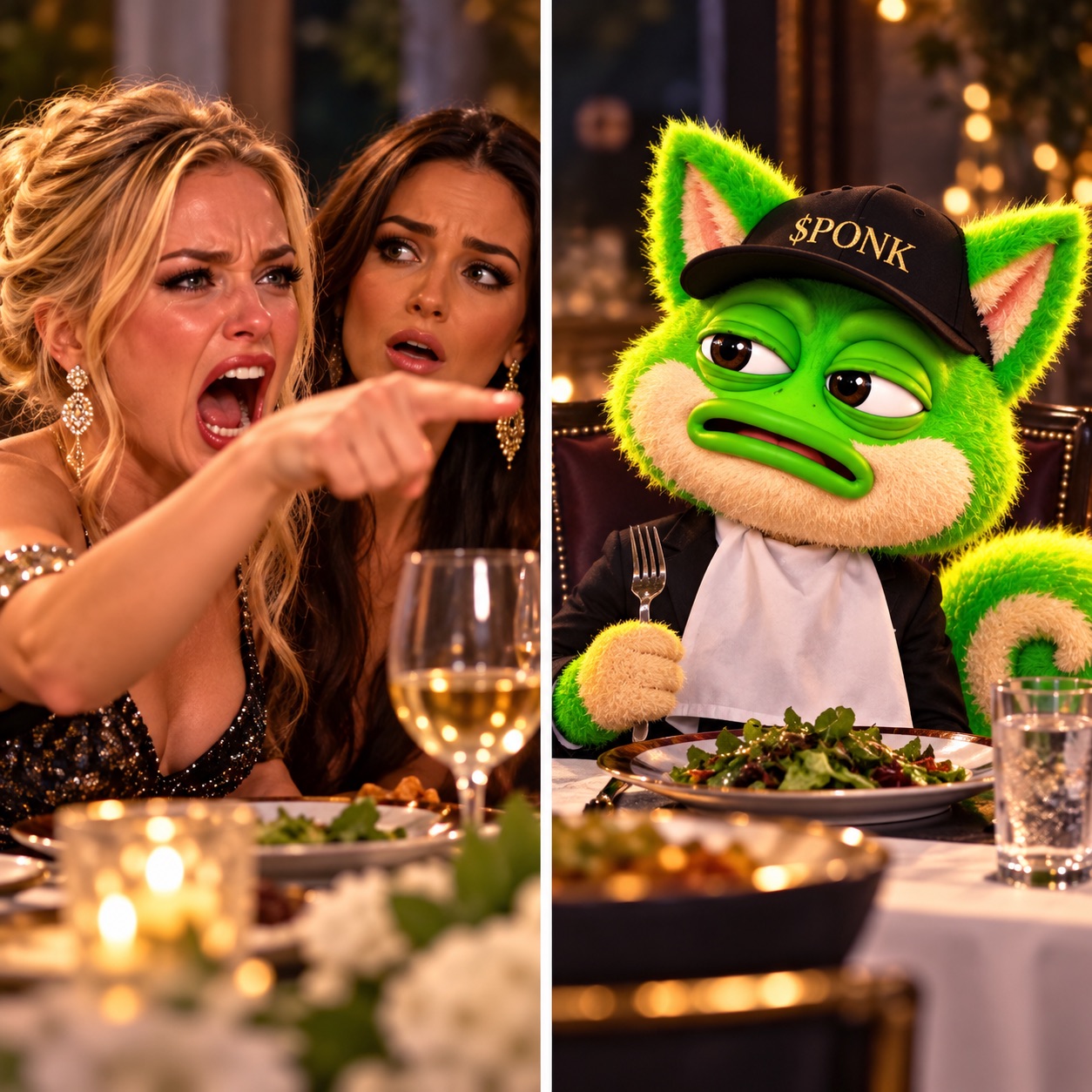 Dinner reaction