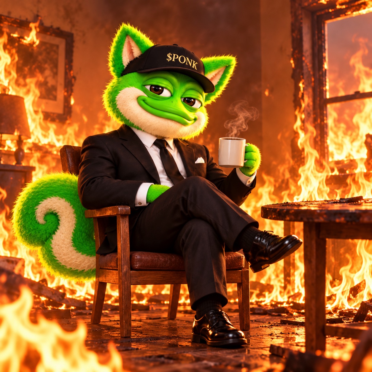 Fire coffee